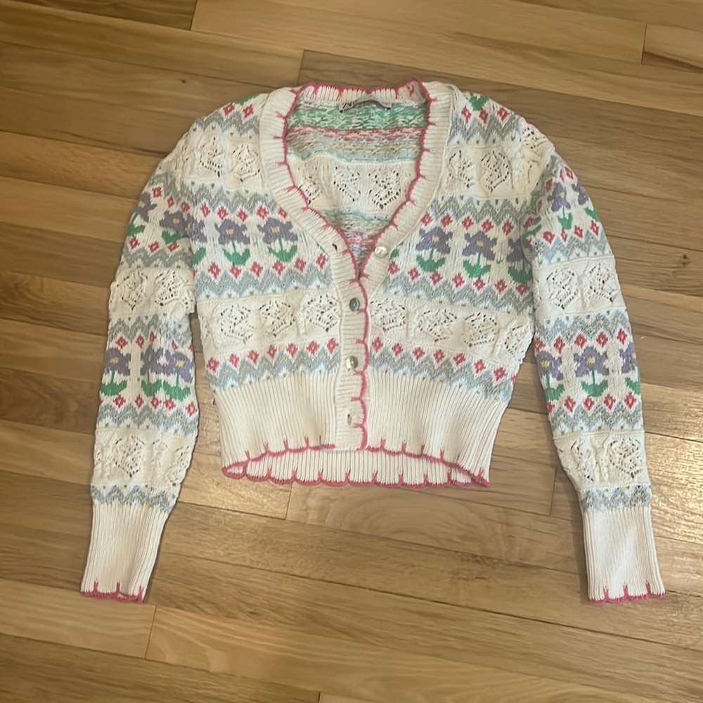 Zara pastel cardigan